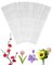 100 Pcs Floral Wire Stems for Artificial Flower Making, Florist Wire for Wreaths, Arrangements & DIY Crafts